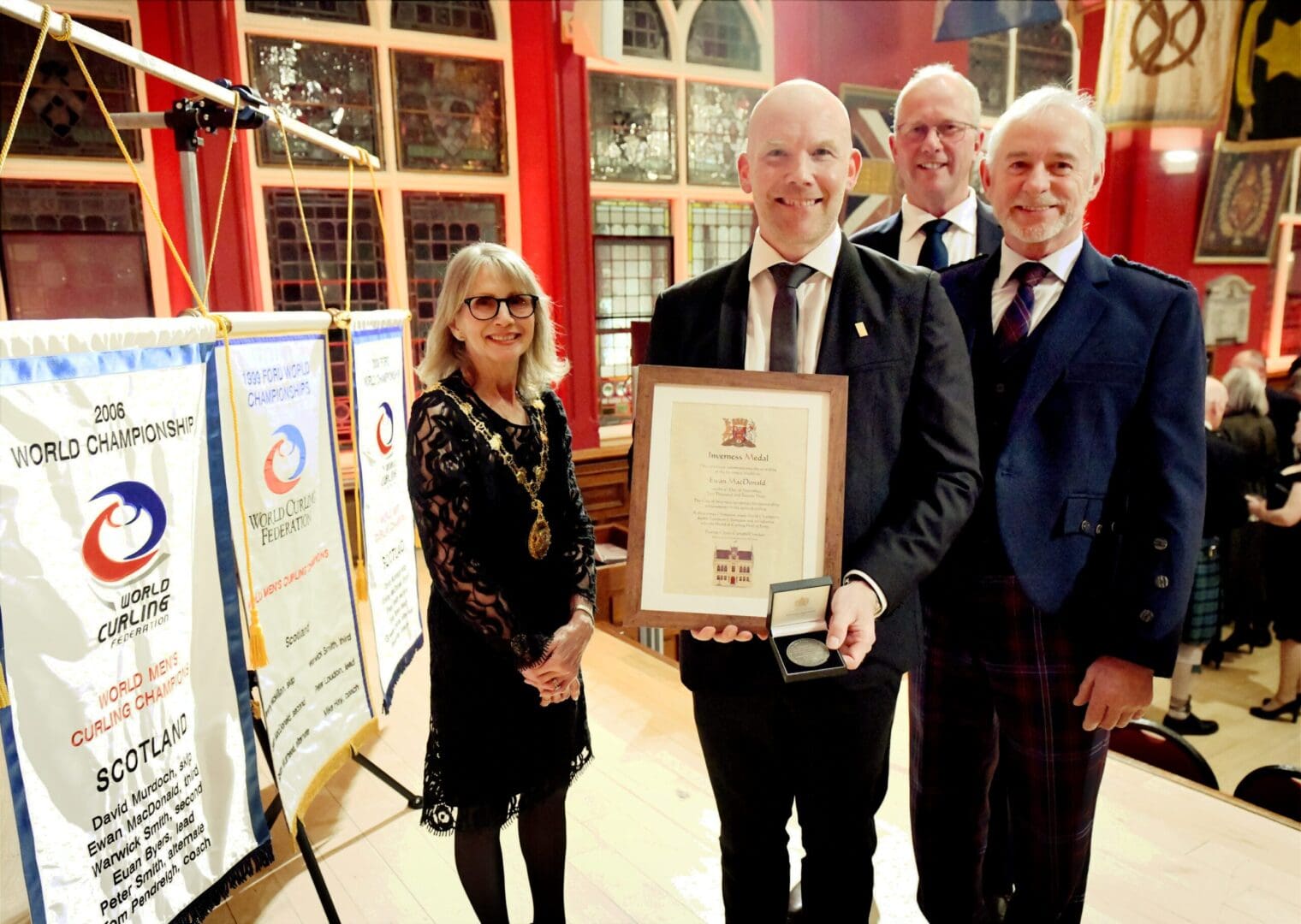 Tom Celebrates Good Friend Ewan's Success British Curling Supplies