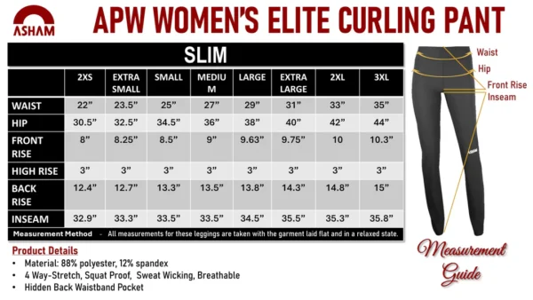 Asham APW Elite Slim Yoga Trousers - Image 2