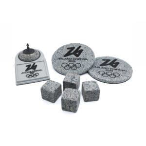 Milano Cortina 2026 Curling Granite Gift Set